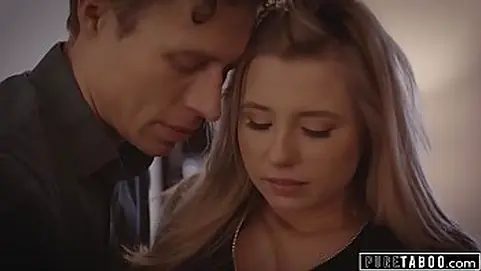 Michael Vegas and 18yo Cherry Sweets engage in steamy, taboo sex with a big cock