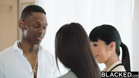 Japanese female news anchor with big black cock takes on the thickest BBC in the world