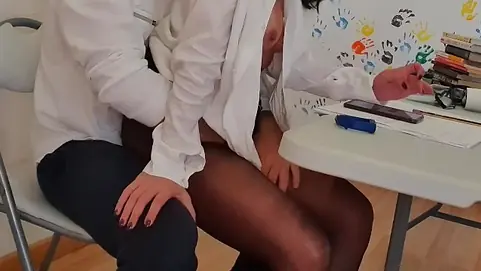 Timid college girl in stocking prays for educator's orgy and gets penetrated rigid