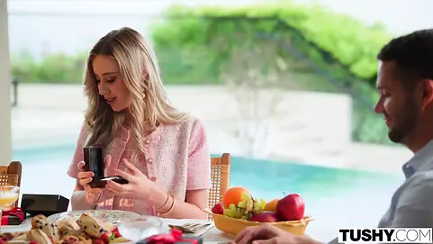 Haley Reed & Haley Reed's crazy anal invasion have fun with playthings & jizz in facehole