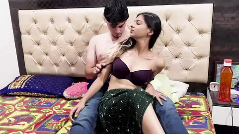 Bashful legal-yr-elder Indian gal with pointy puffies gets nude and super-hot in red-hot desi activity