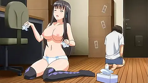 See Eroge! H mo Game Ep. 1: Huge-chested Latina Takes First-ever Electro-hitachi in Costume play & Otter Wrecks