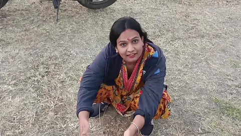 Daring Indian Couple Fucking Outdoor In Open Jungle