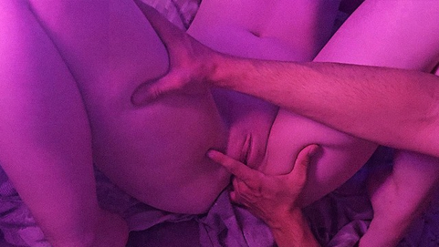 SweetPeeOV's tight pussy gets fingered and squeals with POV jism while getting finger-tickled