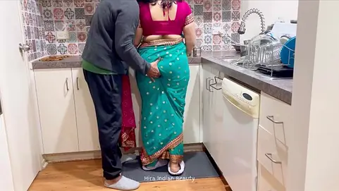 Hira Indian Beauty's Desi Lovemaking with Taboo Fucky-fucky and Big Tits