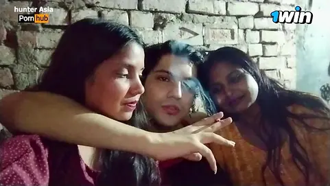 Hunter Asia and her Indian friends hook up in village house for some steamy action