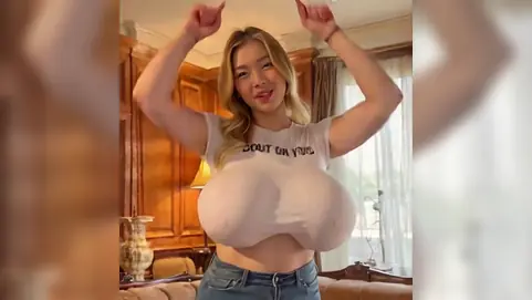 Naive French teen Chanelle auditions for her first softcore film - a massive boobs 3D fantasy